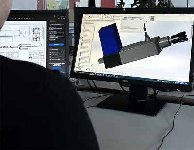 CAD Entwicklung von einem Linearantrieb