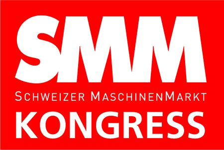 Rot-weisses Logo SMM Kongress