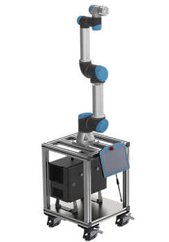 Cobot Unterbau auf Rollen