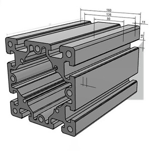 Schwerlastprofile in 3D Step Ansicht